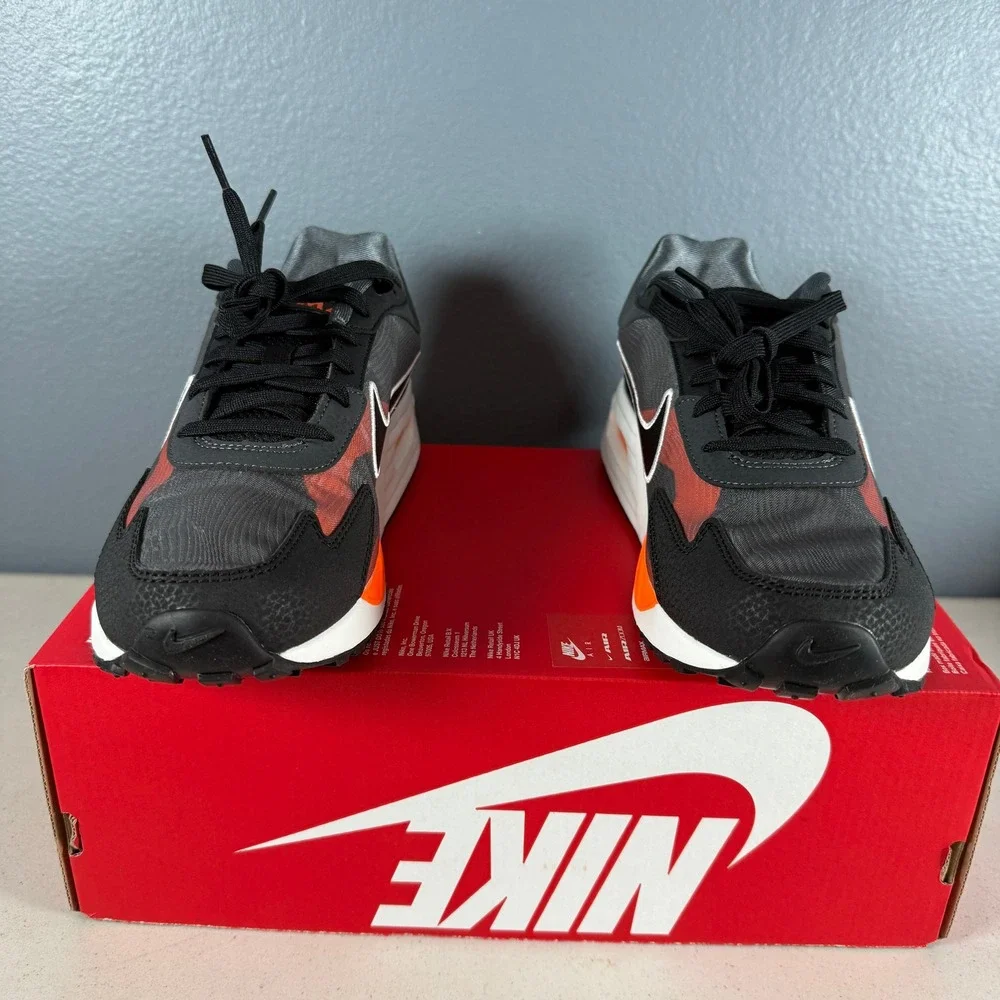 Nike Air Max Solo SE Anthracite Black Total Orange FJ2594-001 Mens 9 Womens 10.5
